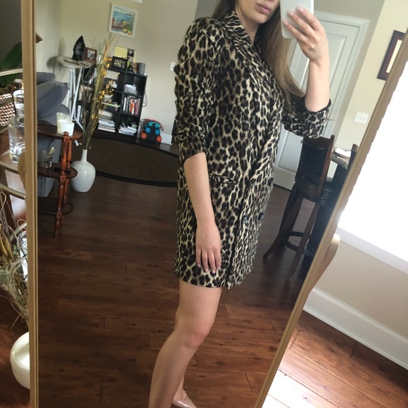 Zara Leopard blazer XS - Picture 7 of 8